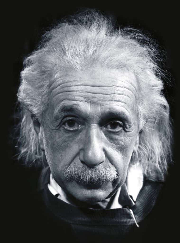 Portrait d'Albert Einstein